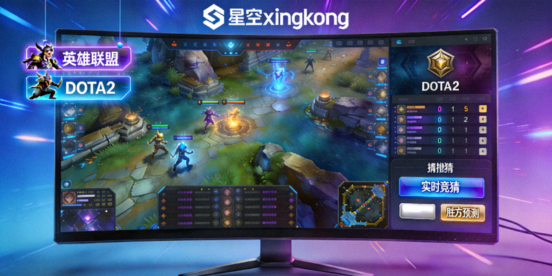 星空xingkong电子竞技游戏直播与竞猜画面 - 英雄联盟DOTA2等热门项目